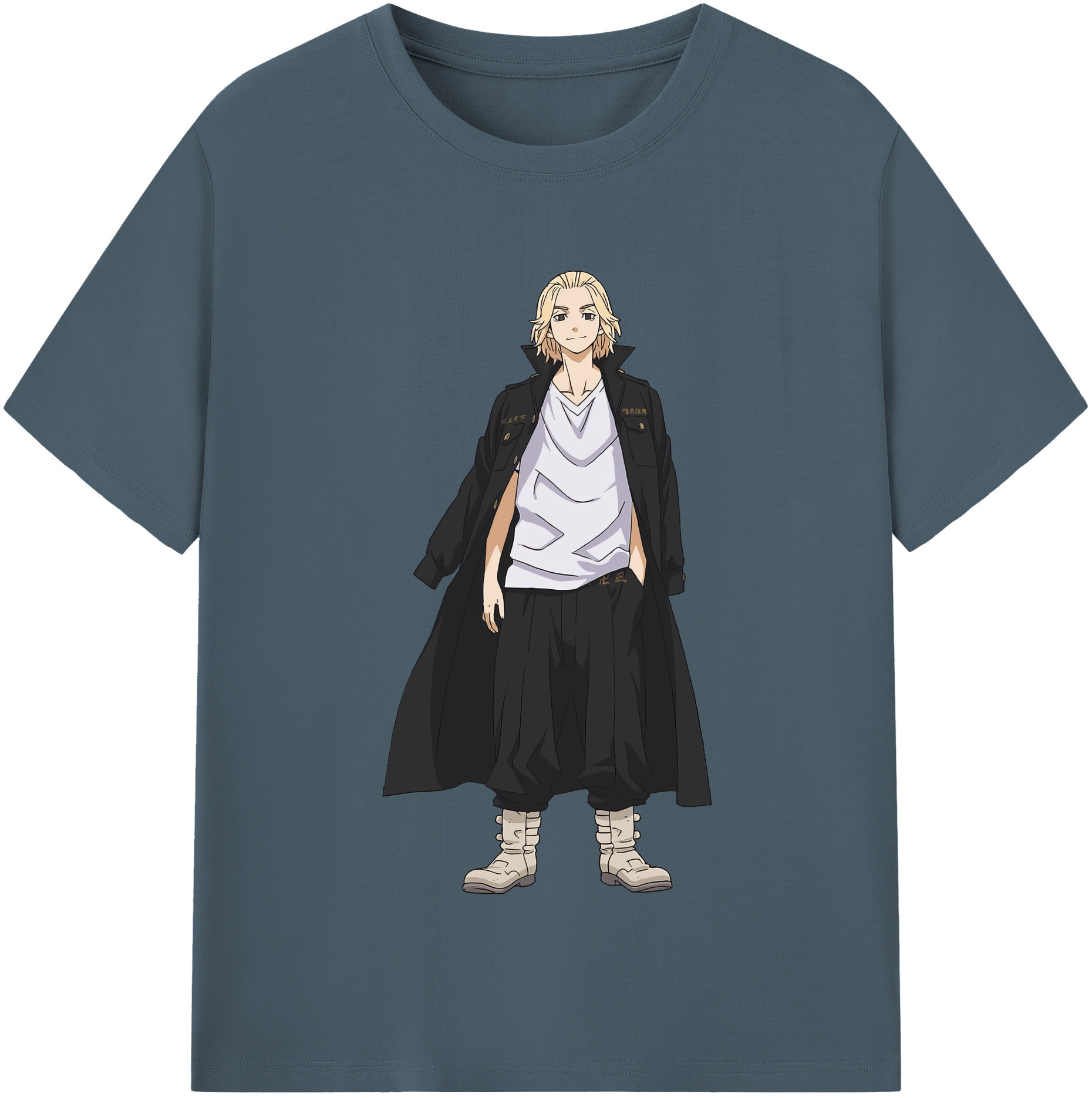 （画像用） 東京リベンジャーズ Tokyo Revengers 綿100％半袖Tシャツ（フロントプリント）